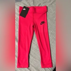 NWT Nike 4T toddler girl hot pink leggings